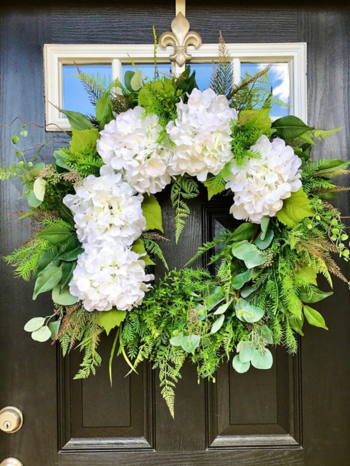 Grapevine Wreath Hydrangea Wreath Monogram Wreath Wedding 